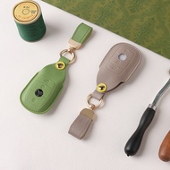 premium-Genuine Leather Key Case Cover for Mercedes Benz C-Class C260L E300L S500 - Key Fob Protecto