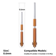 Creality Original K1C Quick-Swap Nozzle Kit Ender 3 V3 Unicorn Nozzle ด้วยไทเทเนียมอัลลอยด์ Heatbrea