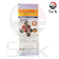 HERO GIBB 5% 250ml Agr Smart plant Growth Regulator /penggalak Pertumbuhan Gibberellic Acid