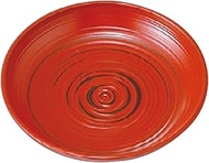 Yamasita Craft 11609220 4.5 Square Wood Carved Round Plate, Ancient Root, 5.4 x 5.4 x 0.9 inches (13