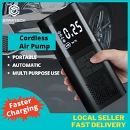 Portable Air Pump Wireless Tyre Inflator Car Tire Pump 6000mA Cordless Compressor 150PSI Type-C Rechargeable for Bicycle