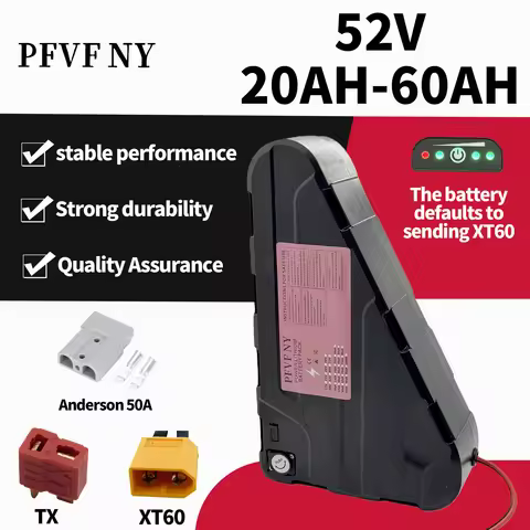 52V Portable 18650 Battery 20‑60AH | Safe & Efficient | Charger Included | Fast Air Shipment