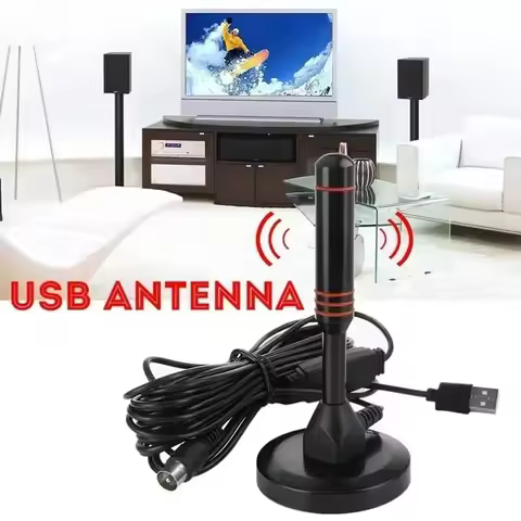 Portable HD Digital TV Antenna Indoor Amplified Dab High Indoor Outdoor Ultra HD Useful Accessory Fo