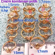 CINCIN EMAS ASLI KADAR 300/350 CINCIN 0,5 GRAM..