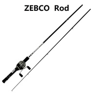 ZEBCO 33 Authentic Rods Z-Glass Action America's Favorite Tackle  6"Feet Kaki 1.8M Casting 2 Piece Rod