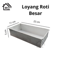 Loyang 1 Set Loyang Roti Isi 3 Pcs Loyang Brownis Loyang Kotak Set Loyang Roti Loyang Brownis Alumun