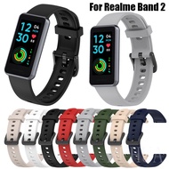 Silicone WatchBand For Realme band 2 Smart Bracelet Watch Strap Replacement WristStrap For Realme band2 Wristband