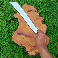 golok kopak rawing keren baja per sarung kulit asli