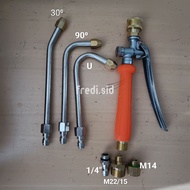 1pcs stick extension nozzle QR 1/ 4" + handle ac washing faucet QR 1/4"