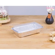 Boxjourney Rectangular Foil Tray With Lid 4432-P (10 Pcs/Pack)