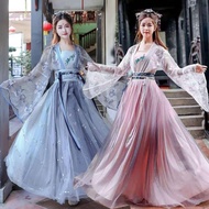 Women Hanfu Costume Dress Ancient Chinese Style Clothe for Events Stage Outfit
