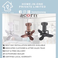 [OPTIONAL INSTALLATION AVAILABLE] ACORN DC MOTOR CORNER FAN + REMOTE CONTROL + FR OPTION