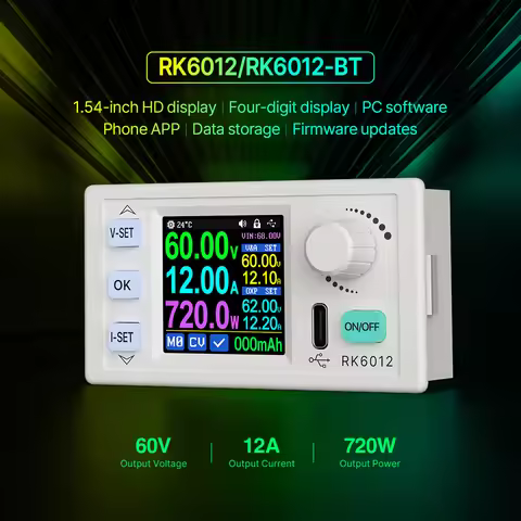 RD RK6012 RK6012BT 60V 12A Step-Down DC-DC Voltage Transformer Model