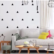 Small Black Triangle Wall Wallpaper 8m to 9m x 45cm