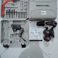 Mesin Bor Batrey 12 Volt SENTINEL Fullset 2 Batrey