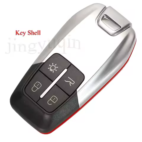 jingyuqin Remote Car Key Shell For Ferrari 458 588 488GTB La Ferrari 4Buttons With Uncut Blade Blank