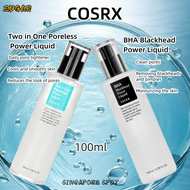 COSRX BHA Blackhead Power Liquid(Clear Blackheads/Cleans Pores)100ml/COSRX Two in One Poreless Power Liquid （Pore Tightening Minimizing Serum ）100ml