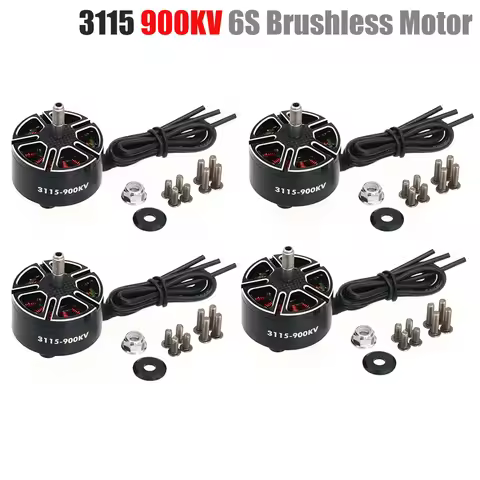 4PCS 3115 900KV 3-6S Brushless Motor for RC Multirotor X-Class FPV Freestyle Mark4 APEX 9inch 10inch