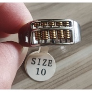 Abacus ring Stainless steel