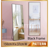 [readystock]☜PATTERN Full Length Stand Mirror Standing Cermin Dinding Ikea Besar Modern Nordic 150x37cm OOTD Full Body S