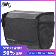 WEST BIKING Bike Front Bag 4.5L Insulated Bicycle Cooler Bag Large Capacity Double Zipper MTB Road Cycling Accessories