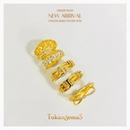 TukangemaS cincin emas 916 STM rings 22k original STM collection gold 22k 916 new (CES)