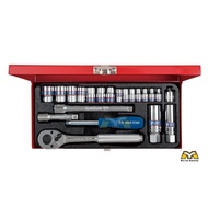 Orient Unbeaten KING TONY 5522MR 21-Piece 1/4 "+3/8 "Socket Wrench Set 6 Angles