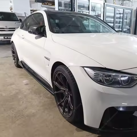 Side Skirts Extension Rocker Panels Lip For BMW F32 F33 F36 F82 F83 M4 420i 420d 430i 430d M440i M44