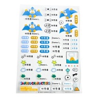 Pink and Blue × Sanrio 三麗鷗聯名立體水晶貼紙 貝克鴨