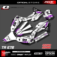 KLX GORDON FULL BODY DECAL - KLX GORDON DECAL BY DE STICKER CAN REQUEST NAME AND NUMBER TA678
