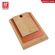 Zwilling ชุดเขียงไม้ไผ่ รุ่น Zwilling NOW จำนวน 3 ชิ้น สีทับทิม Granada N