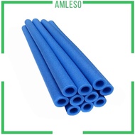 [Amleso] Trampoline Pole Foam Sleeves Protection Tube Cover for Children Jumping Bed 10Pcs Blue