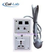 Cal-Lab Lightning Isolator ( CLLI SD4CCU+DSL ) 1 Power & 2 x RJ45 Sockets + DSL In-Out Protection Ca