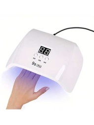 Uv Led指甲燈,uv Led 120w指甲乾燥機為凝膠指甲/美甲產品照光,設有3個計時器和智能自動感應器