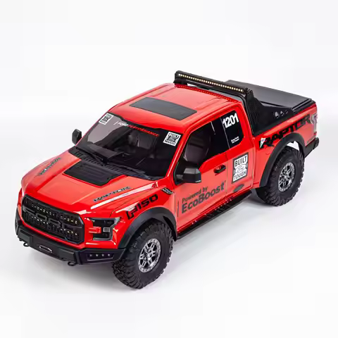1:8 F150 Ford Raptor Red Color, Traction Hobby F150, Tank 300 Suspension, Cross RC, Yikong 4082 RC,