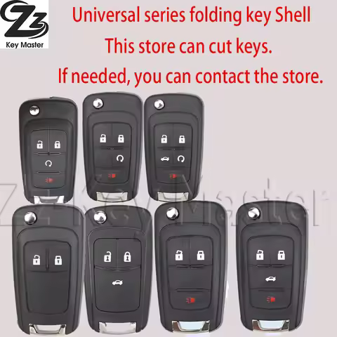 Zz 2/3/4/5 Buttons Remote Key Shell For Chevrolet Cruze For OPEL Astra J Corsa E Insignia Zafira Fil