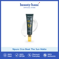 NPURE Cica The Sun MatteBEAT - Npure Sunscreen Matte SPF 50, Cica Sunscreen, Non-Comedogenic Sunscre