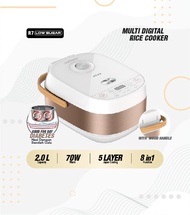 Rice Cooker Mitochiba R7 2 liter Low Carbo 8 in 1