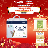 [MỚI] Tã/Bỉm Quần Aiwibi Tiêu Chuẩn Cho Bé Thoáng Khí Thấm Hút Nhanh - Gói Lớn M/L/XL/XXL/XXXL