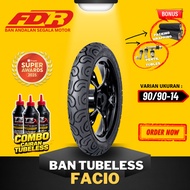 FDR FACIO TIRES Ring 14 / (90/90-14) FDR TUBELESS TUBLES TIRES Ring 14 FDR TUBLES SPARTAX TIRES/ Rin