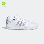 adidas阿迪达斯官方neo HOOPS女子「魔环」休闲篮球板鞋小白鞋 白/镭射银 37(230mm)