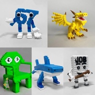 YGBG  Printed Figure, Imaginative 67 Brainrot Figure Miniature Craft Decoration,  Horror Game Theme 