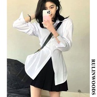 CHICCHIC Womens Slimed Waist Shirt Korean Fashion Shirts