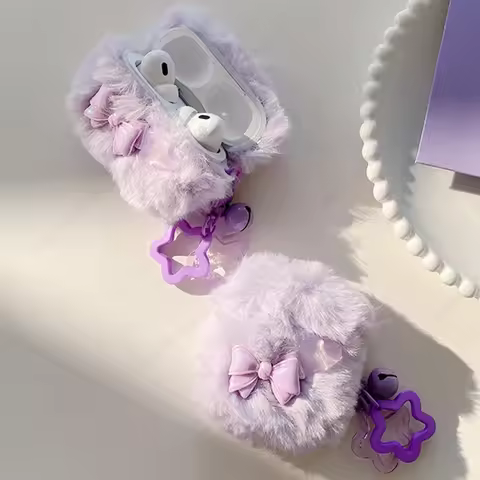 For Airpods Pro 2 3 Case Pink Plush Earphone Cover For Apple Airpods Pro 2 2nd Pro2 USB C Cases For 