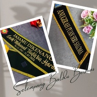 Selempang Baldu with border PRINT/SULAM EKSKLUSIF