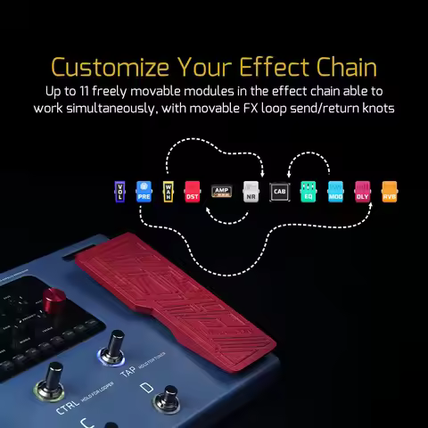 VALETON 10 years Anniversary GP-200X Guitar Bass Amp Modeling IR Simulation Multi-Effects FX Loop MI