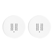 []-Tuya Zigbee Smart Vibration Sensor Home Security Guard Real-Time Monitoring Alarm Notification Ti