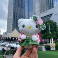 12 ซม.Hello Kitty พวงกุญแจกิโมโนตุ๊กตา Kuromi Melody ตุ๊กตาตุ๊กตาจี้พวงกุญแจตุ๊กตาแมวกระเป๋าอุปกรณ์เ