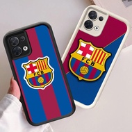 YS-5 FC Barcelona Logo Soft Silicone Casing for OPPO F21 F21S Reno 7 7Z 8 8Z Realme C71 C73 14X Lite