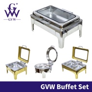 GVW Bekas Kuih Raya Bekas Makanan Tray Makanan Bertutup Tray Buffet Set Buffet Warmer Buffet Stand